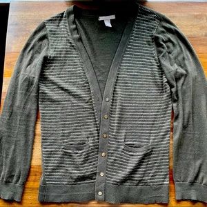 Banana Republic Olive & Gold Cardigan